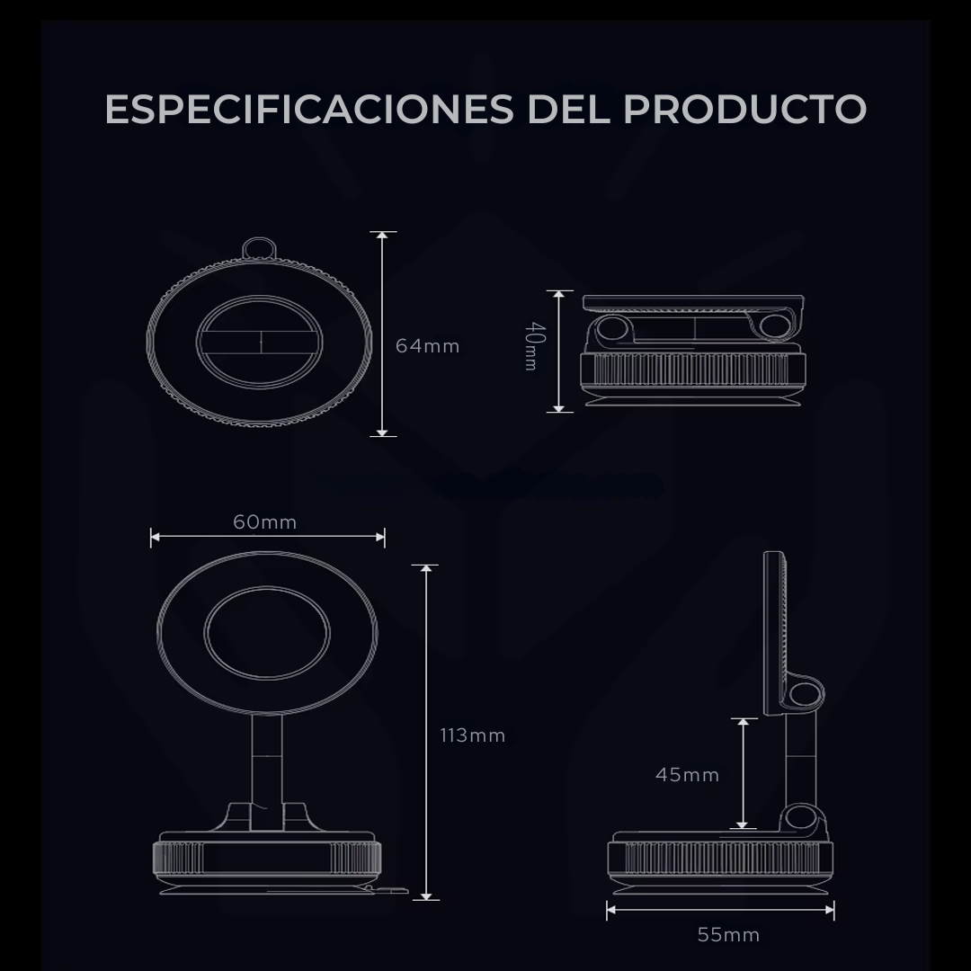 SOPORTE MAGNETICO PORTABLY
